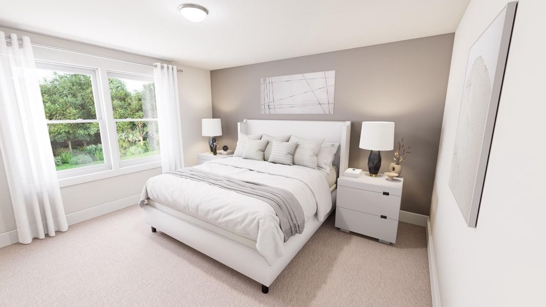 Furnished interior view inside a new home in McConnell Ridge, McLeansville (Image 8).