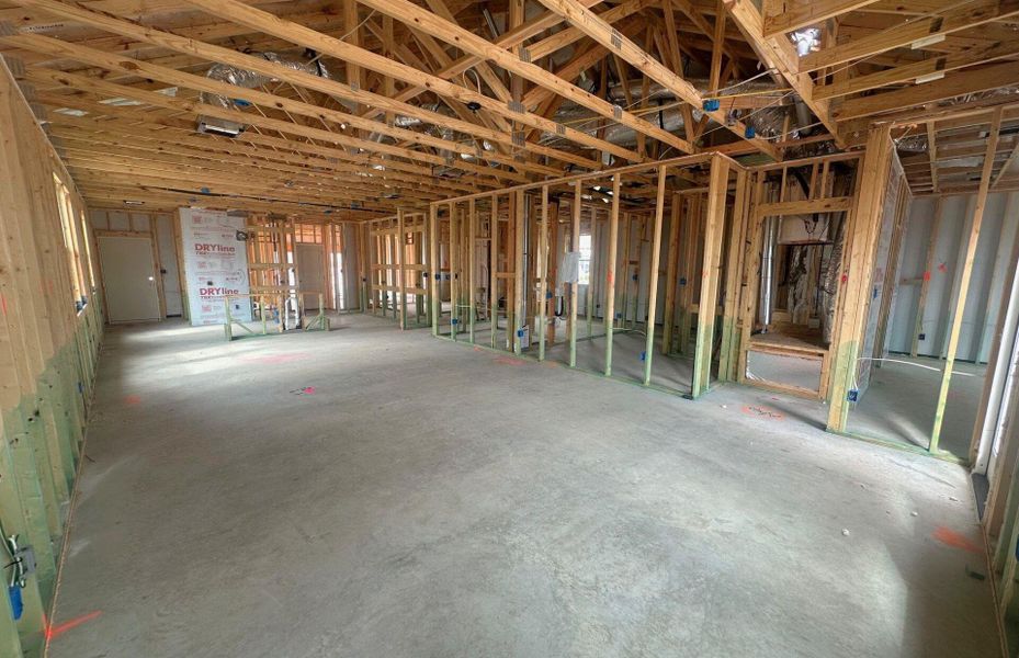 In-progress construction of a new home in La Cima, San Marcos, TX (Image 20).