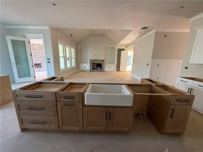 In-progress construction of a new home in , Pendergrass, GA (Image 30).