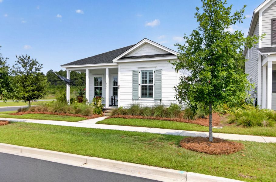 Front exterior of a new home in , Summerville, SC, highlighting curb appeal (Image 33). Front exterior of a new home in , Summerville, SC, highlighting curb appeal (Image 33).