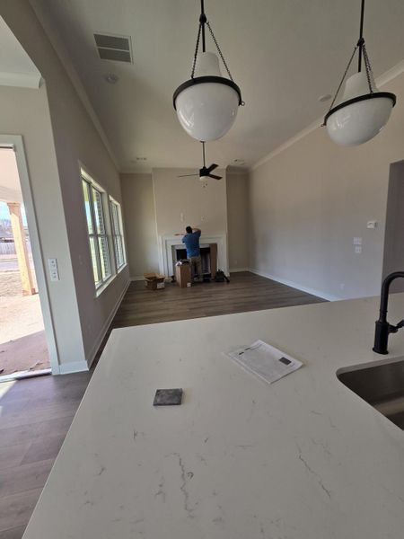 In-progress construction of a new home in Twin Oaks, Oakland, TN (Image 23).