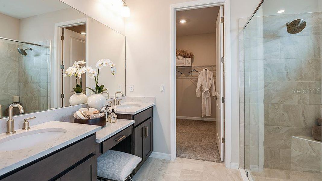 Furnished interior view inside a new home in Tiburon, Nokomis (Image 14).