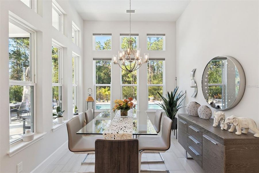 Furnished interior view inside a new home in , Port Orange (Image 8). Furnished interior view inside a new home in , Port Orange (Image 8).