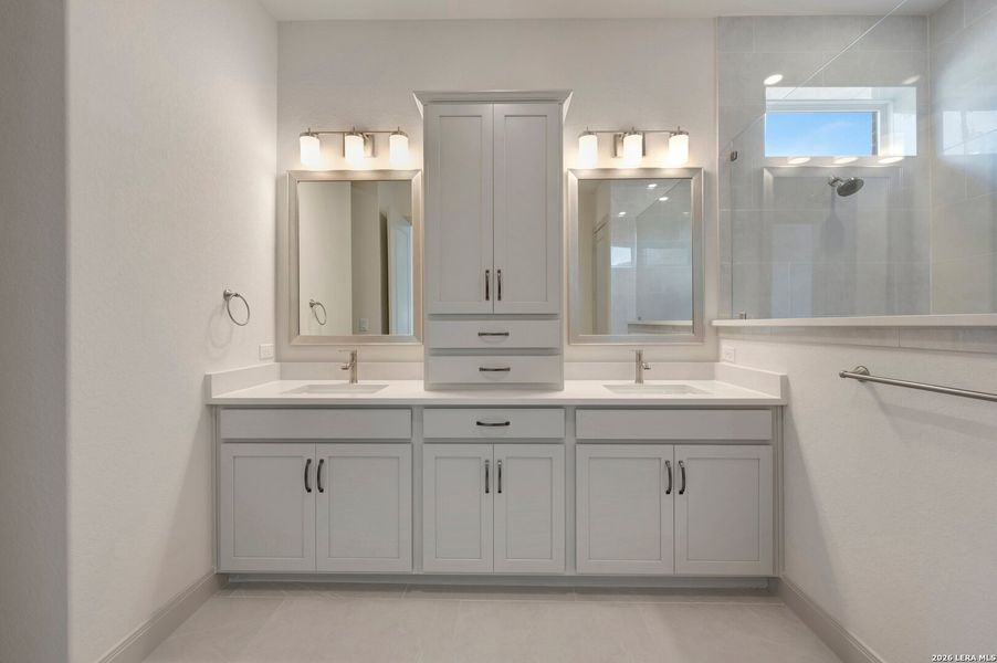 Furnished interior view inside a new home in Windsong - Legacy Series, Boerne (Image 15).