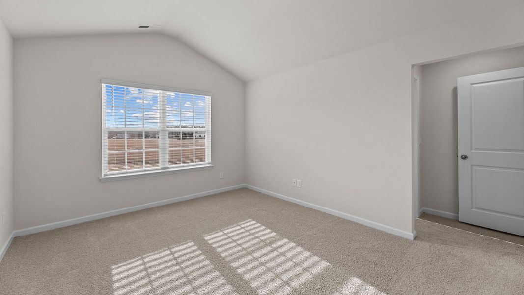 Spacious, unfurnished interior of a new home in The Townes at Ridgewood Farms, Winterville (Image 15).