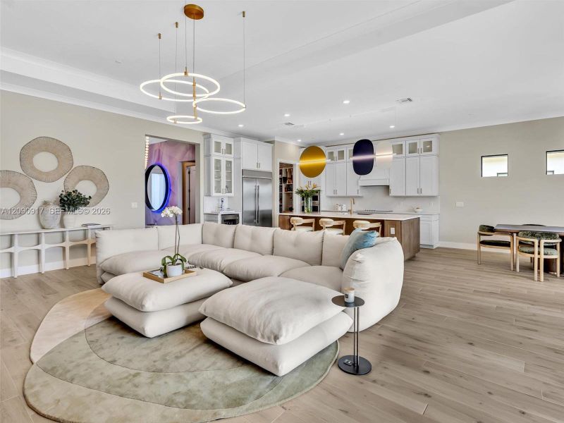Furnished interior view inside a new home in , Davie (Image 7).