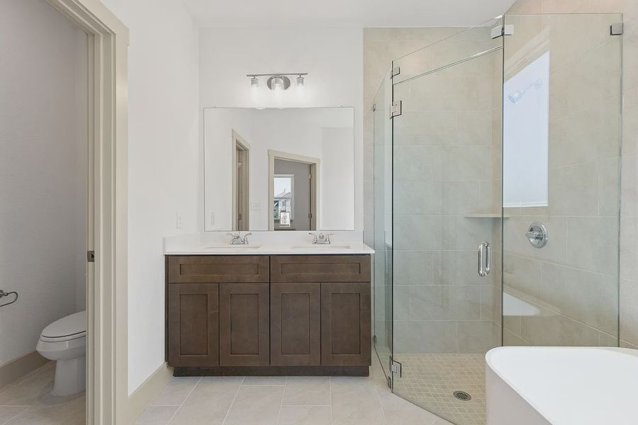 Furnished interior view inside a new home in Enclave at Cele, Pflugerville (Image 12).