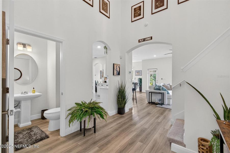Furnished interior view inside a new home in Sawmill Creek at Palm Coast Park, Palm Coast (Image 5).