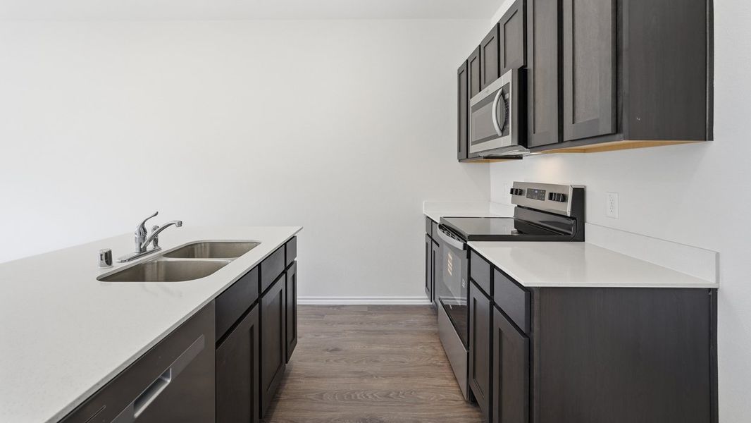 Representative furnished interior of a home built from the Santiago by D.R. Horton in Arbor Trails South, Princeton (Image 4).