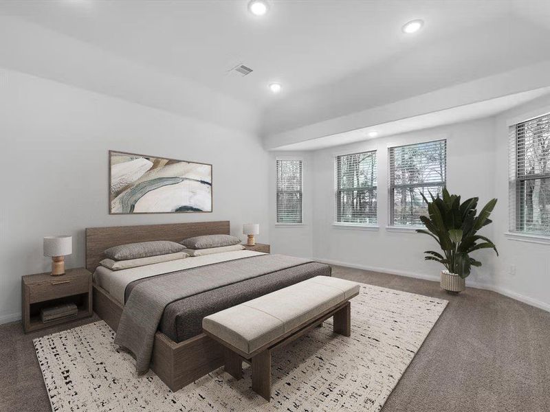 Furnished interior view inside a new home in Encino Estates, Dayton (Image 6). Furnished interior view inside a new home in Encino Estates, Dayton (Image 6).