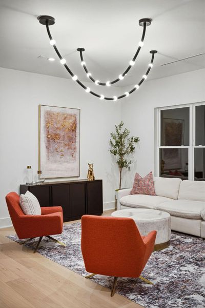 Furnished interior view inside a new home in , Houston (Image 31).