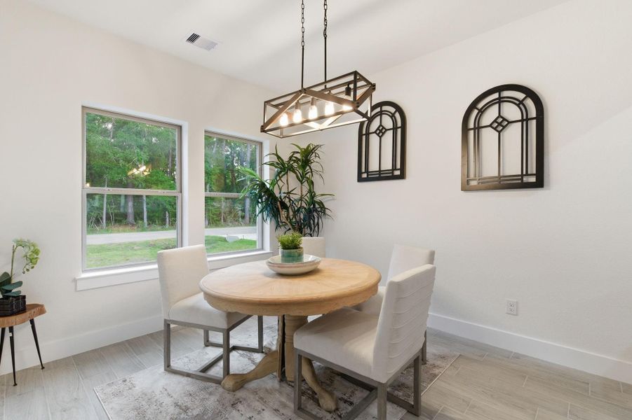 Furnished interior view inside a new home in , Cleveland (Image 12).