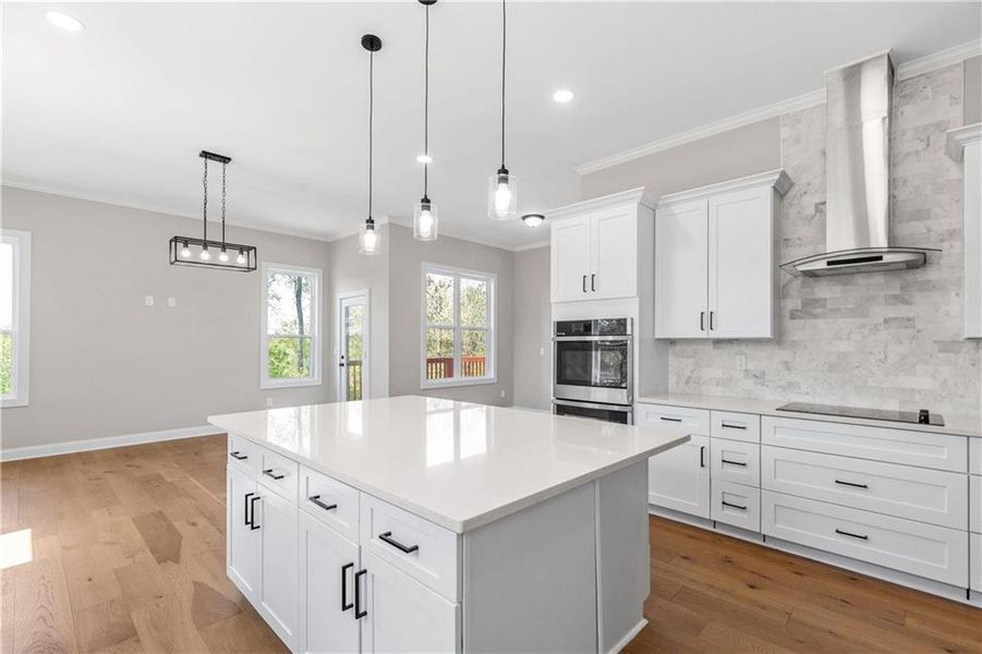 Furnished interior view inside a new home in , Atlanta (Image 8).