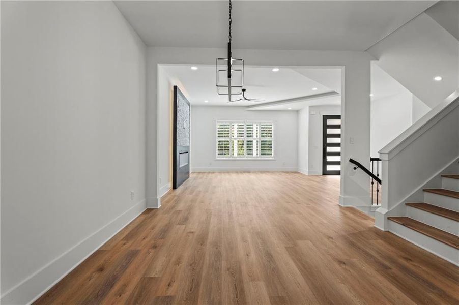 Spacious, unfurnished interior of a new home in , Stockbridge (Image 21).