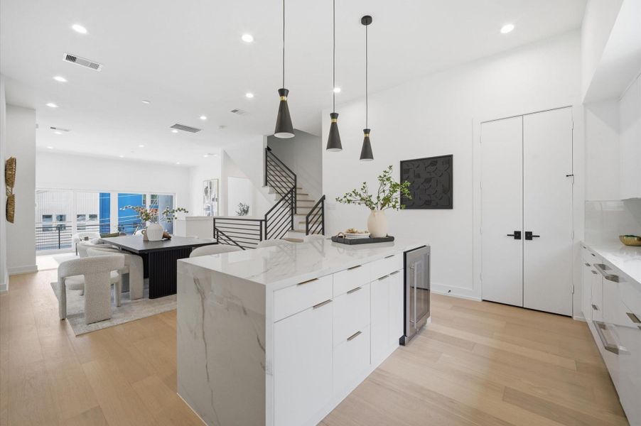 Furnished interior view inside a new home in , Houston (Image 18).