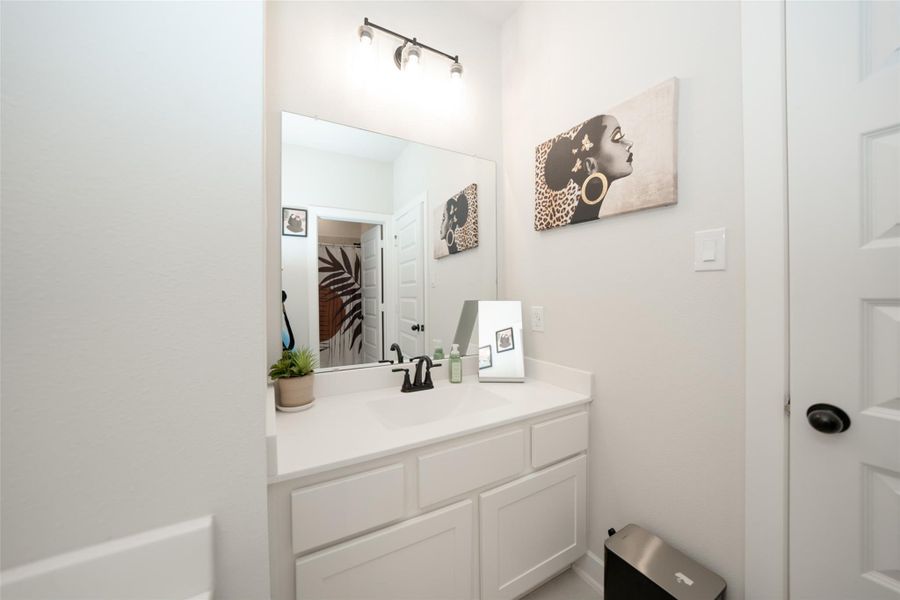 Furnished interior view inside a new home in Elyson, Katy (Image 35).