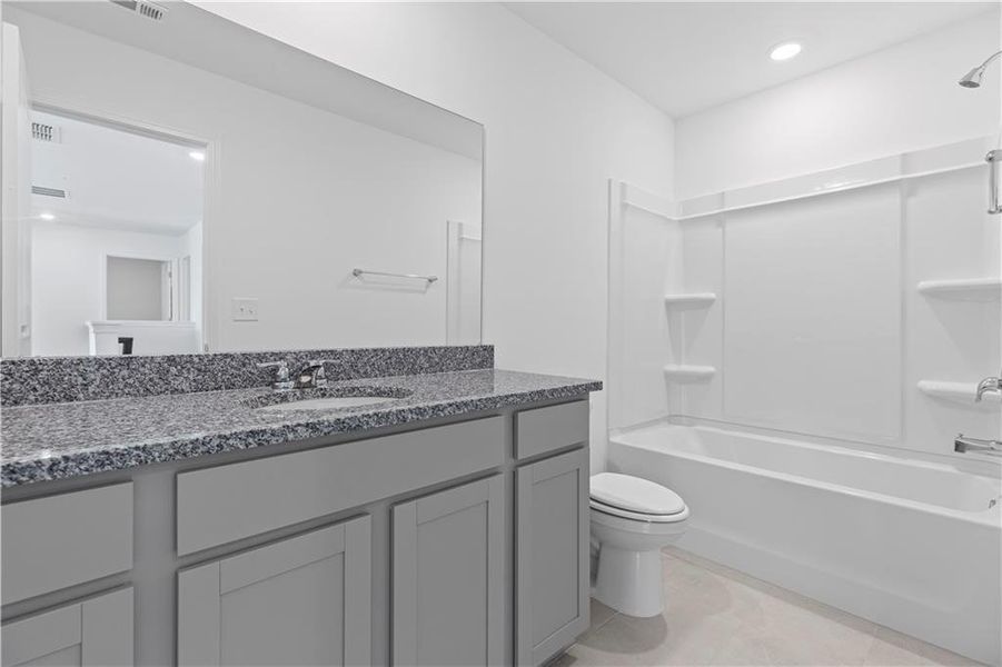 Furnished interior view inside a new home in Avery Ridge, Gainesville (Image 11). Furnished interior view inside a new home in Avery Ridge, Gainesville (Image 11).