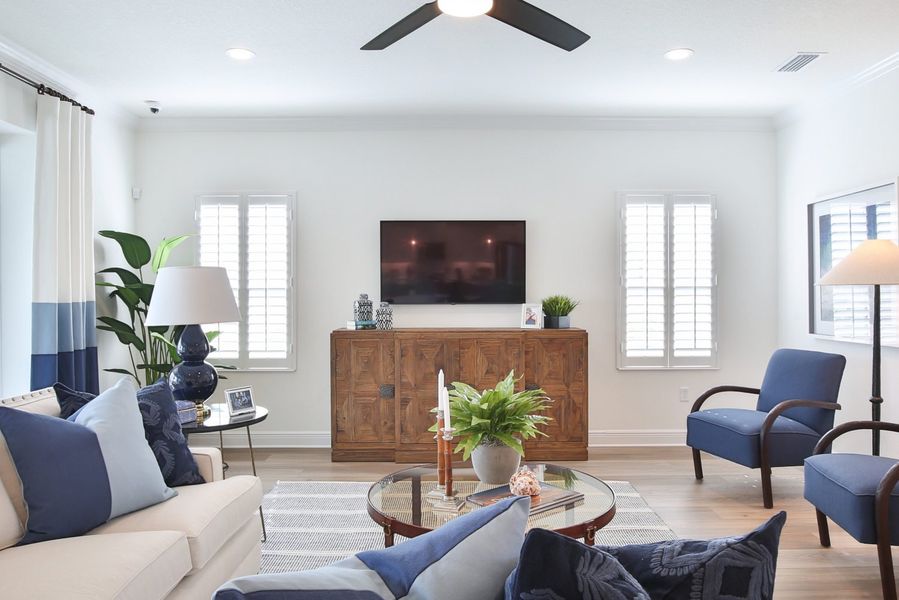 Representative furnished interior of a home built from the Artistry by Neal Communities in Palm Grove, Bradenton (Image 73).