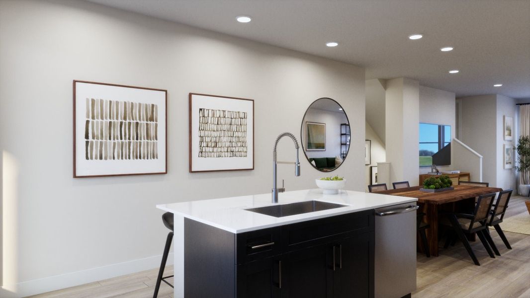Representative furnished interior of a home built from the 1 by Trumark Homes in Berkeley Villas, Denver (Image 6).