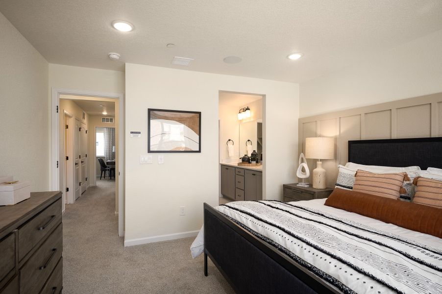 Representative furnished interior of a home built from the Oliver by Lokal Homes in The Commons at Victory Ridge, Colorado Springs (Image 14).