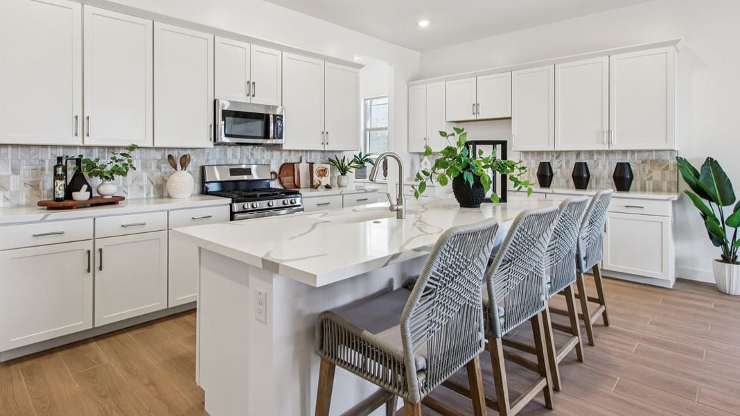 Representative furnished interior of a home built from the 4503 by Risewell Homes in North Creek, Queen Creek (Image 4).