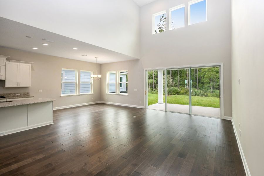 Representative unfurnished interior of a home built from the Walton by Riverside Homes in Mariposa at EverRange, Jacksonville (Image 21).