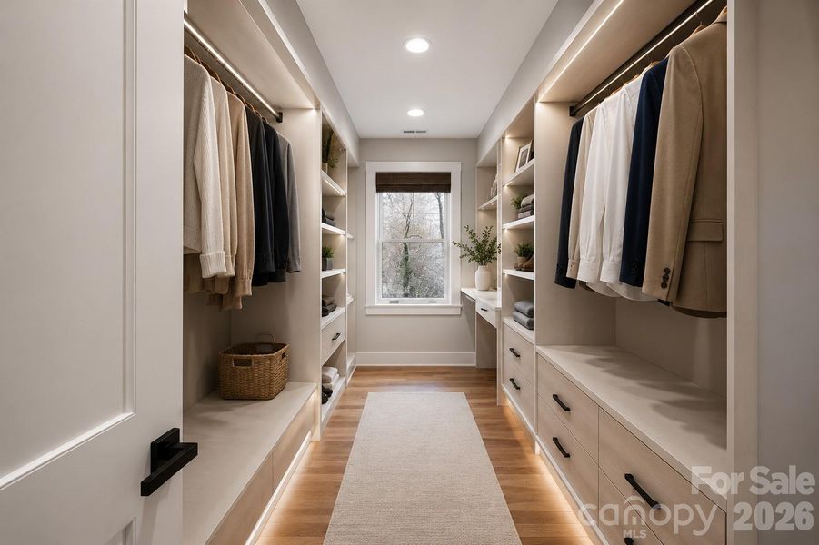 primary closet