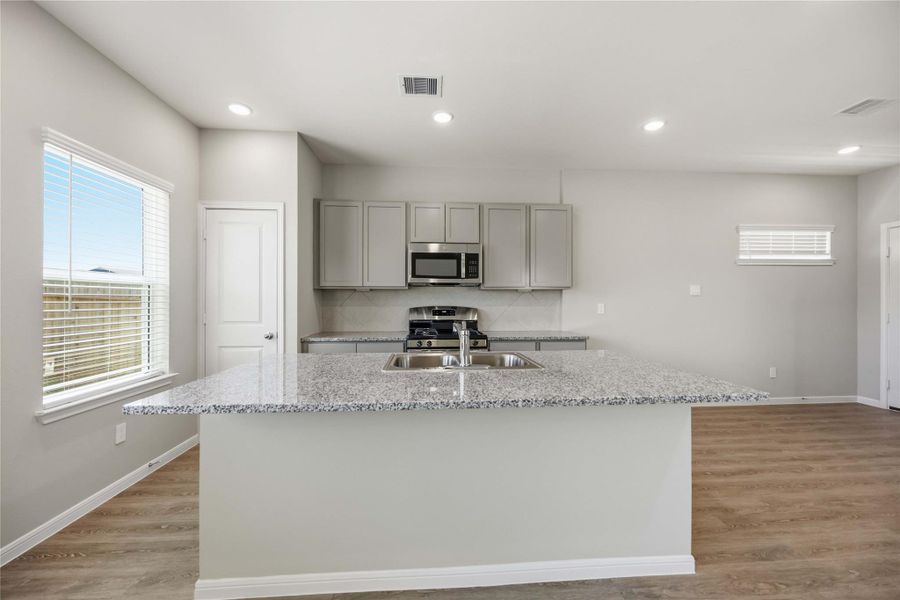 Furnished interior view inside a new home in , Houston (Image 10).
