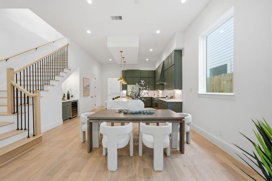 Furnished interior view inside a new home in , Houston (Image 31).
