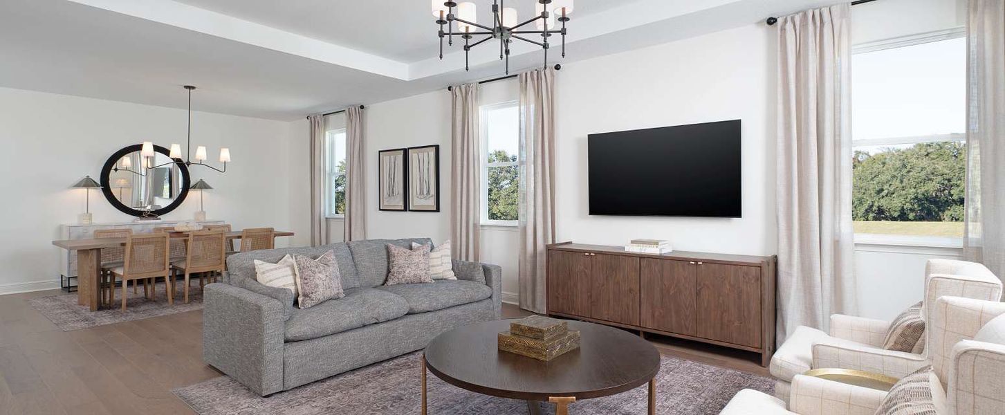 Representative furnished interior of a home built from the Plant II by Ashton Woods in Ellington Traditional, St. Cloud (Image 4).