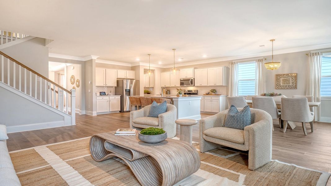 Furnished interior view inside a new home in Sheep Island, Summerville (Image 27).