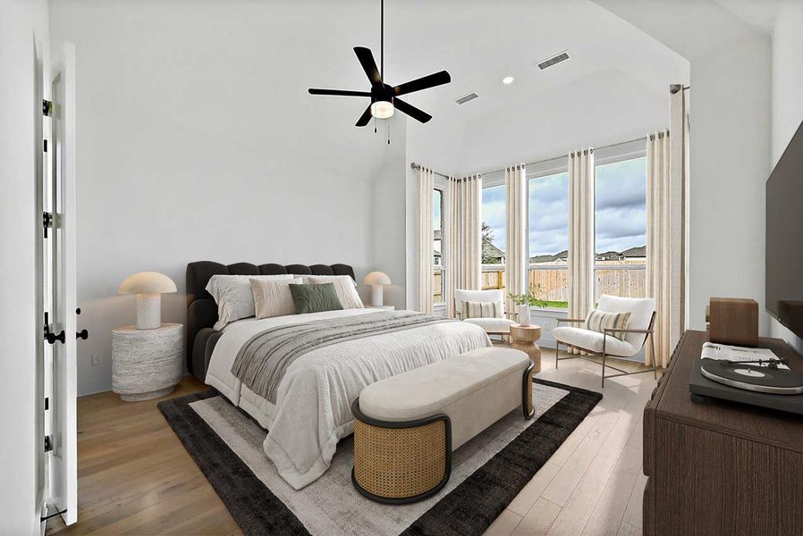 Primary Bedroom - Virtually Staged