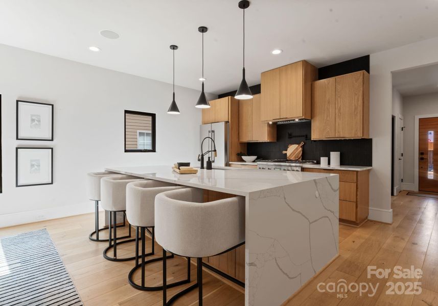 Furnished interior view inside a new home in , Charlotte (Image 12).