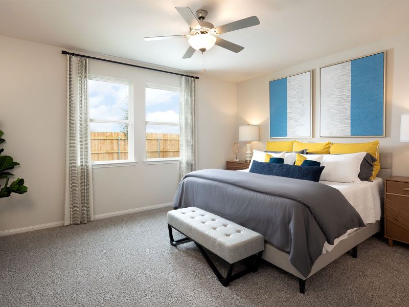 Furnished interior view inside a new home in Webercrest Heights, Houston (Image 6). Furnished interior view inside a new home in Webercrest Heights, Houston (Image 6).