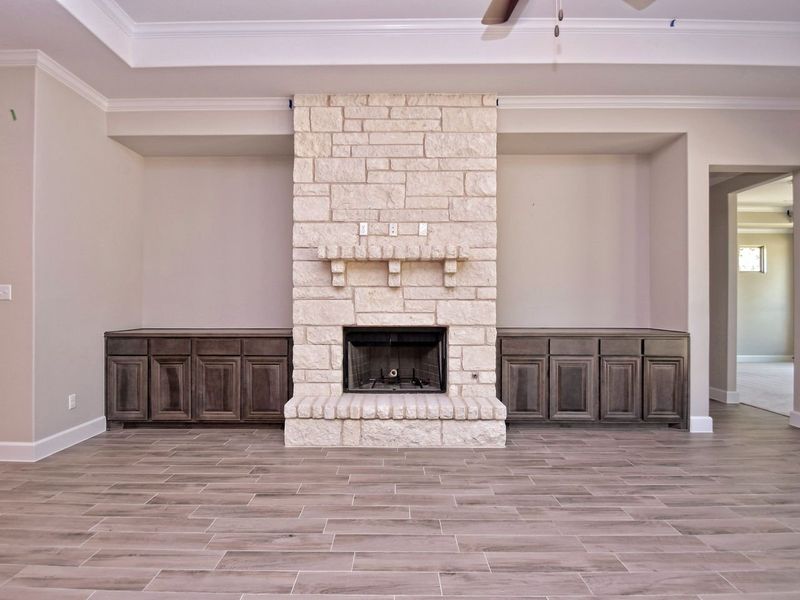 Image 529 representing the San Simeon I by Giddens Homes in Clearwater Ranch, Liberty Hill, TX.