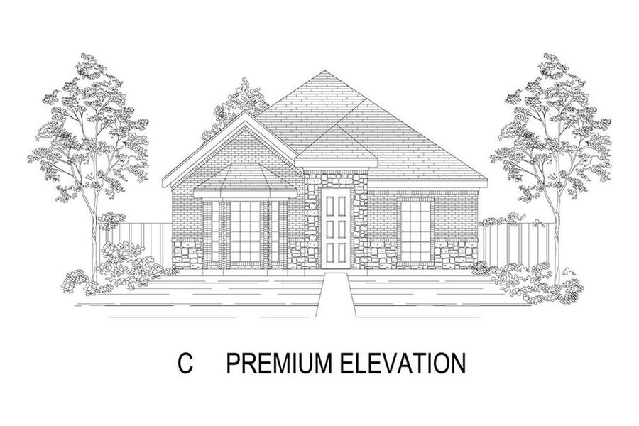 Representative rendering of the exterior for the Canyon R by First Texas Homes (Image 5). Representative rendering of the exterior for the Canyon R by First Texas Homes (Image 5).