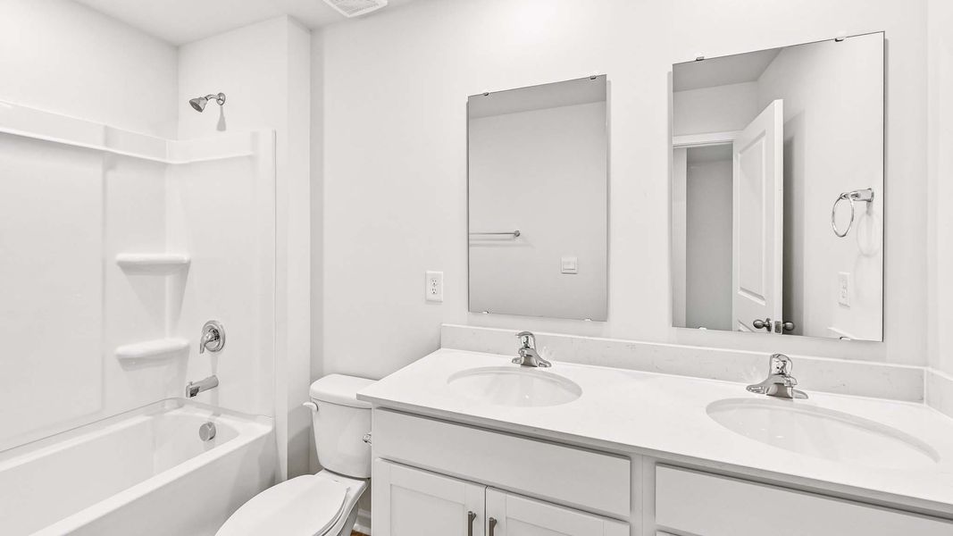 Furnished interior view inside a new home in The Hamptons at Hickory, Hickory (Image 13).