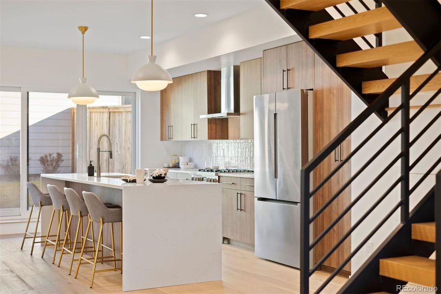 Furnished interior view inside a new home in , Denver (Image 40).