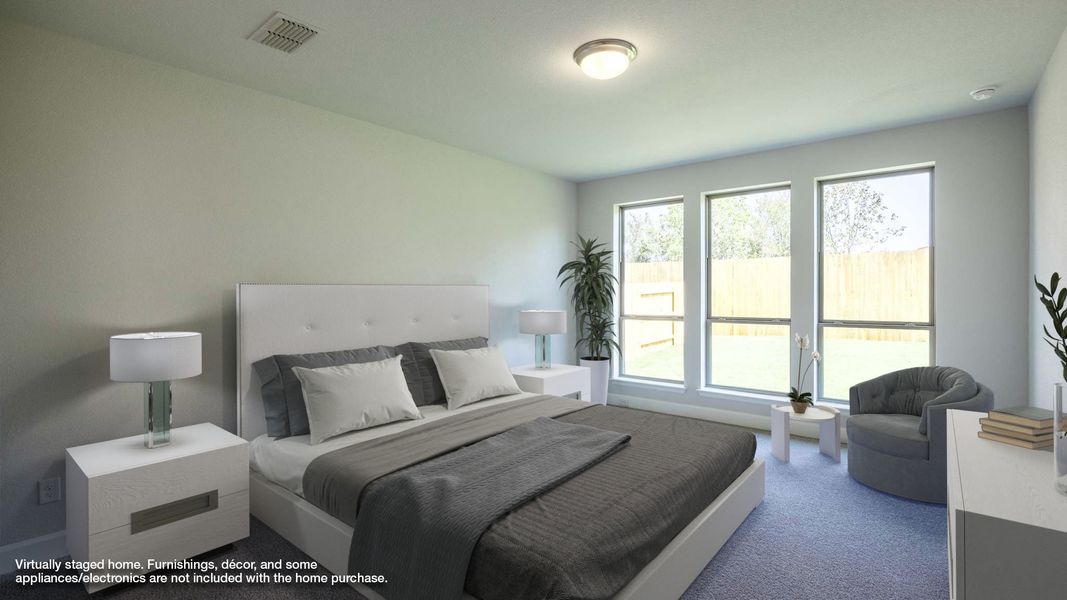 Furnished interior view inside a new home in Woodside 47', Georgetown (Image 5).