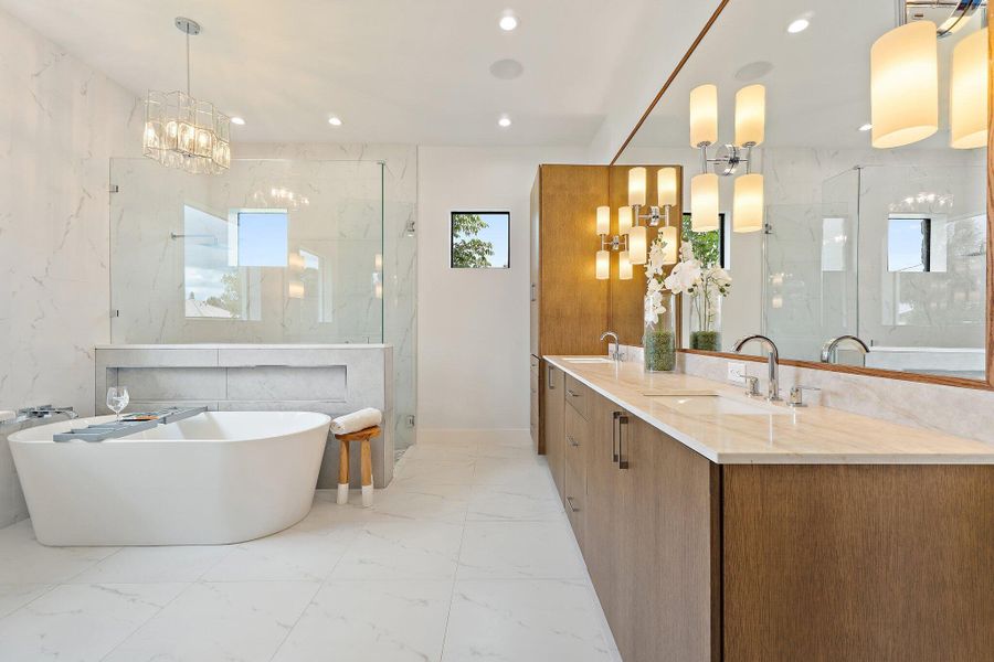 Furnished interior view inside a new home in , Palm Beach Gardens (Image 25). Furnished interior view inside a new home in , Palm Beach Gardens (Image 25).