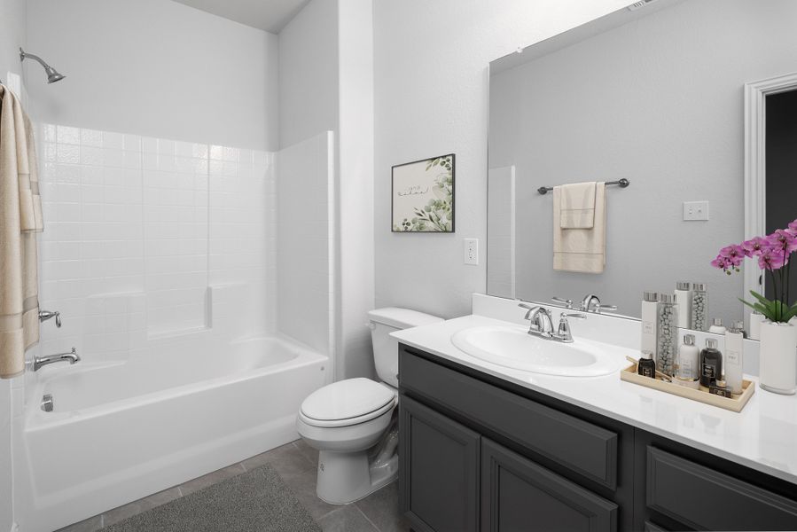 Representative furnished interior of a home built from the Brooks by Beazer Homes in Whitewing Trails: Meadows 50', Princeton (Image 8). Representative furnished interior of a home built from the Brooks by Beazer Homes in Whitewing Trails: Meadows 50', Princeton (Image 8).