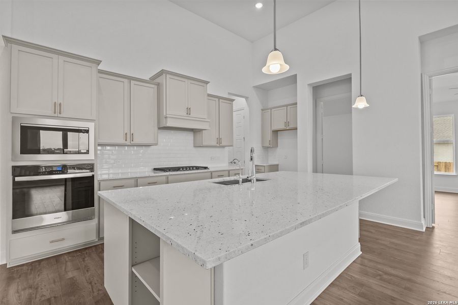 Furnished interior view inside a new home in Homestead, Schertz (Image 7). Furnished interior view inside a new home in Homestead, Schertz (Image 7).