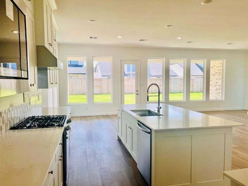 Furnished interior view inside a new home in Jordan Ranch: Pinnacle Collection, Fulshear (Image 8).