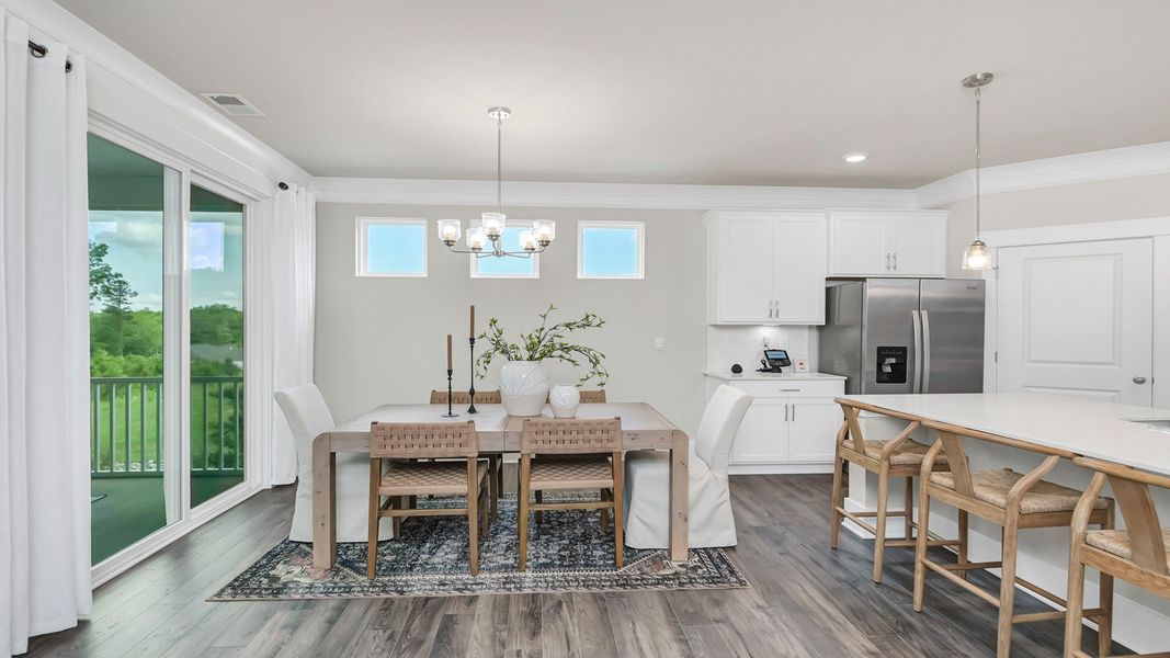 Furnished interior view inside a new home in Cross Creek, Lexington (Image 15). Furnished interior view inside a new home in Cross Creek, Lexington (Image 15).