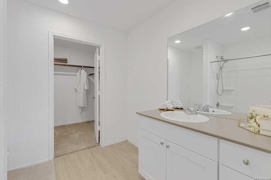 Furnished interior view inside a new home in Mission del Lago, San Antonio (Image 16).