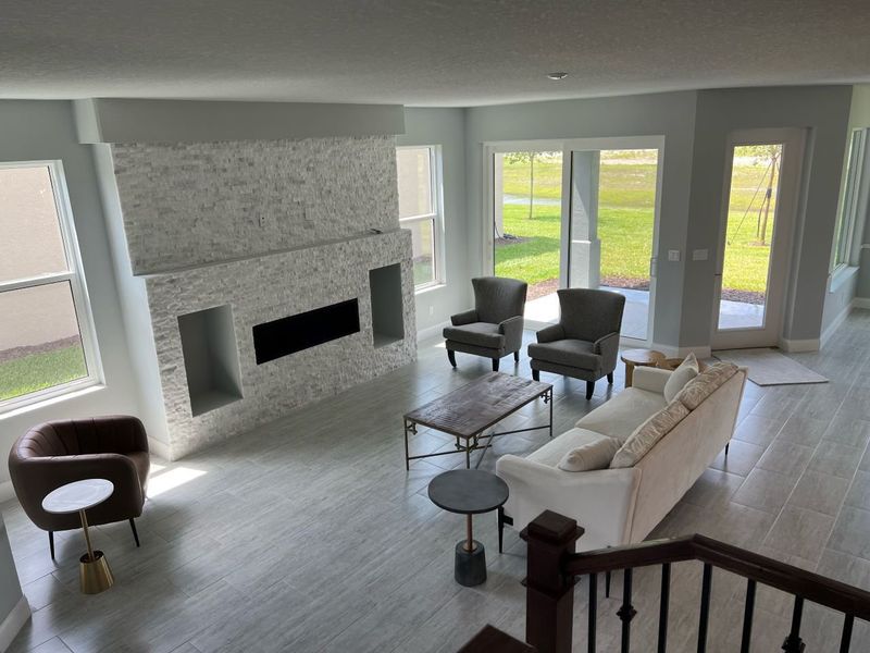 Representative furnished interior of a home built from the Asheville by Paytas Homes in The Reserve at Victoria, Deland (Image 23).