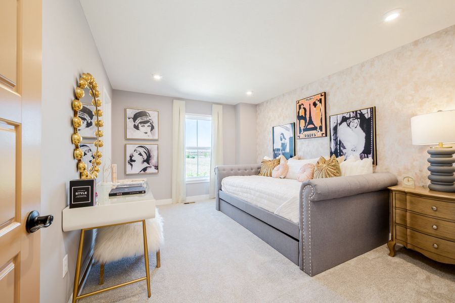 Representative furnished interior of a home built from the Grandin by Fischer Homes in The Dunes at Sandbar, Santa Rosa Beach (Image 43).
