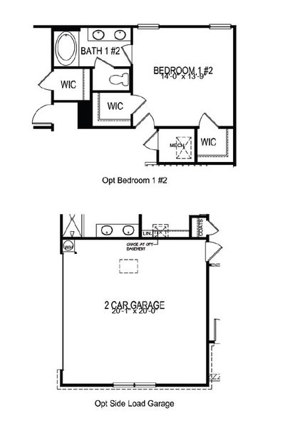 2D floor plan layout of this home in Foxbank, Gray Court, SC (Image 6).