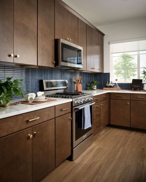Furnished interior view inside a new home in Painted Prairie, Aurora (Image 10).