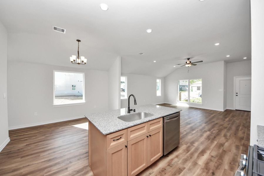 Furnished interior view inside a new home in Hill & Dale Ranch, Splendora (Image 20).